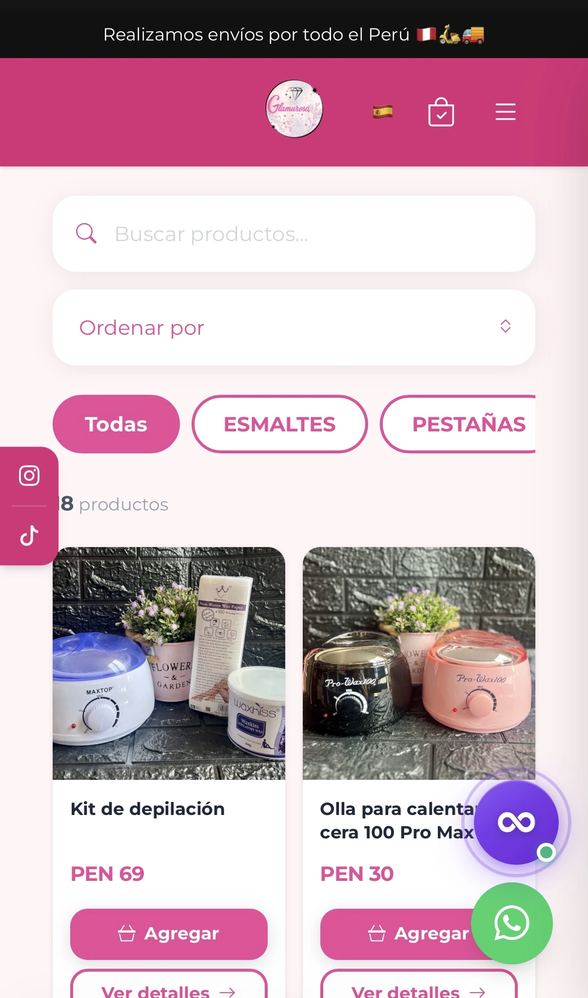 Pedidos por WhatsApp