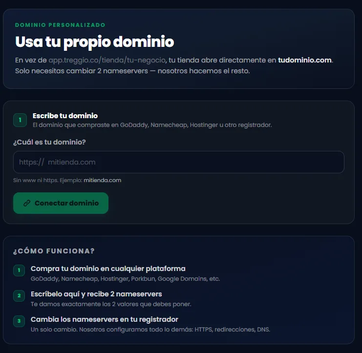 Dominio personalizado