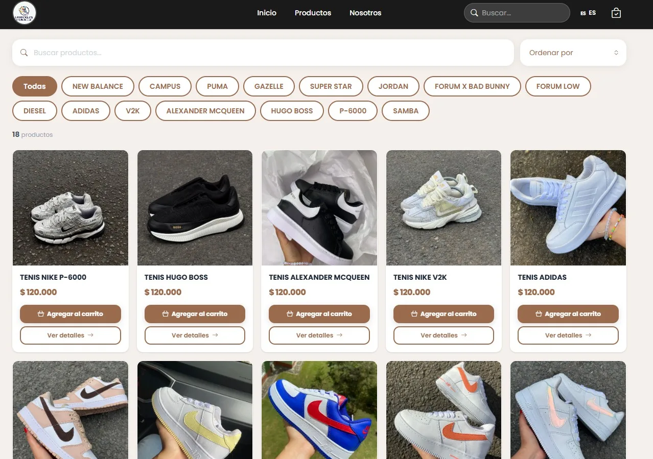 Shoe store with Meta Pixel - Treggio