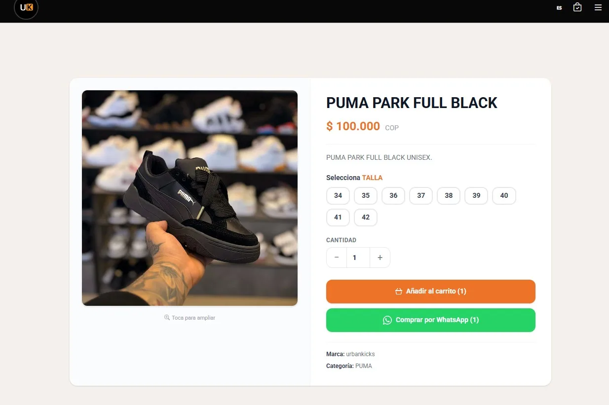Digital footwear catalog with analytics - Treggio