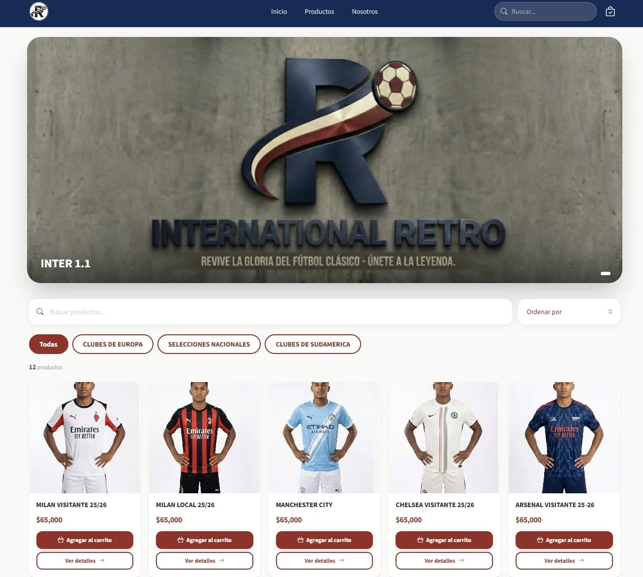 Clothing store digital catalog Treggio