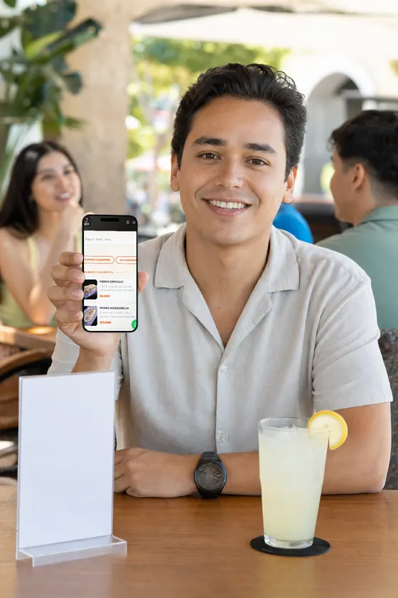 Menú digital con QR para restaurante en Cali